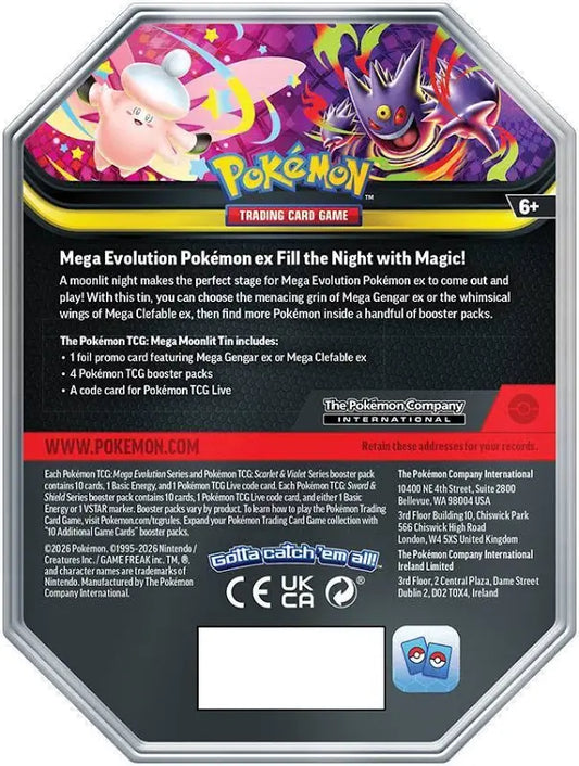 Mega Moonlit Tin Clefable