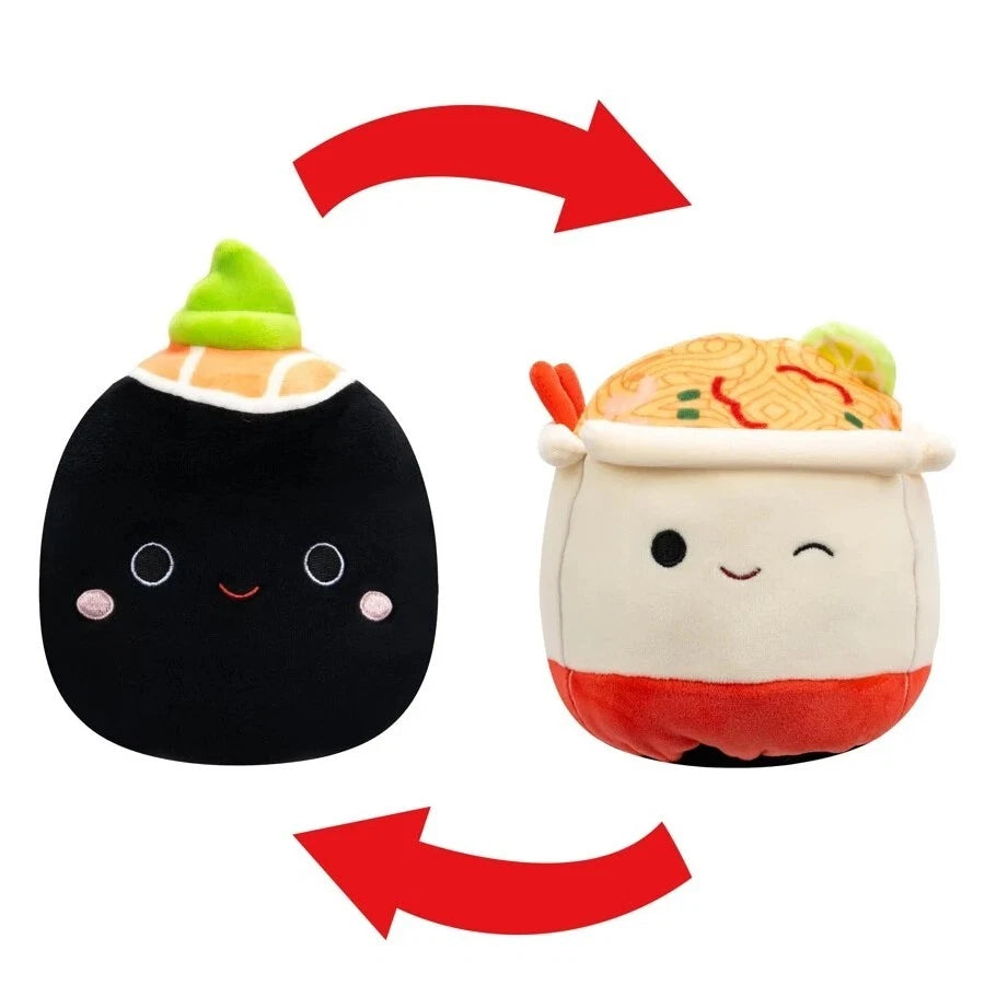Squishmallows Flip-A-Mallows Shozo Nori Sushi Daley Take-out Noodle