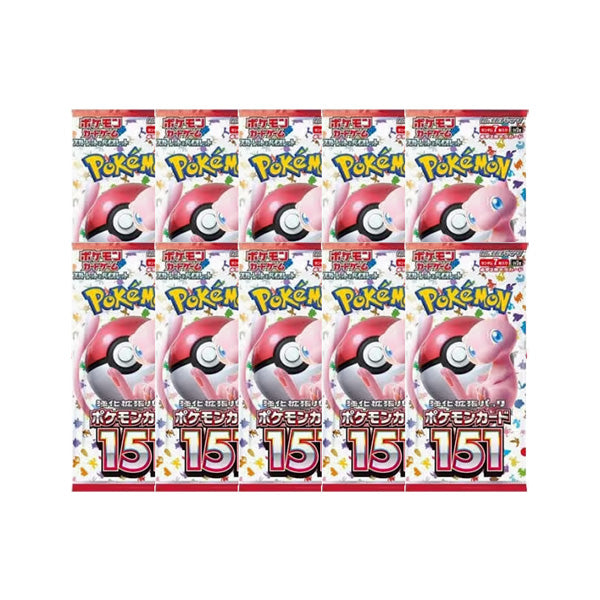151 (Japanese) Booster Packs x10