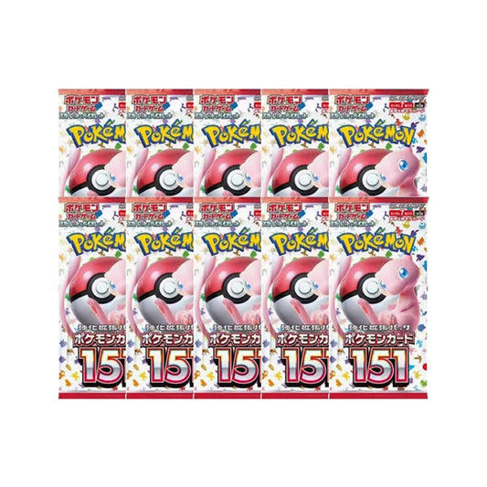 151 (Japanese) Booster Packs x10