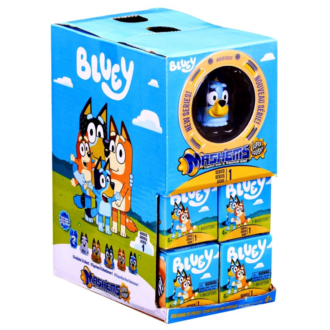 Mashems Blue Mystery Figure