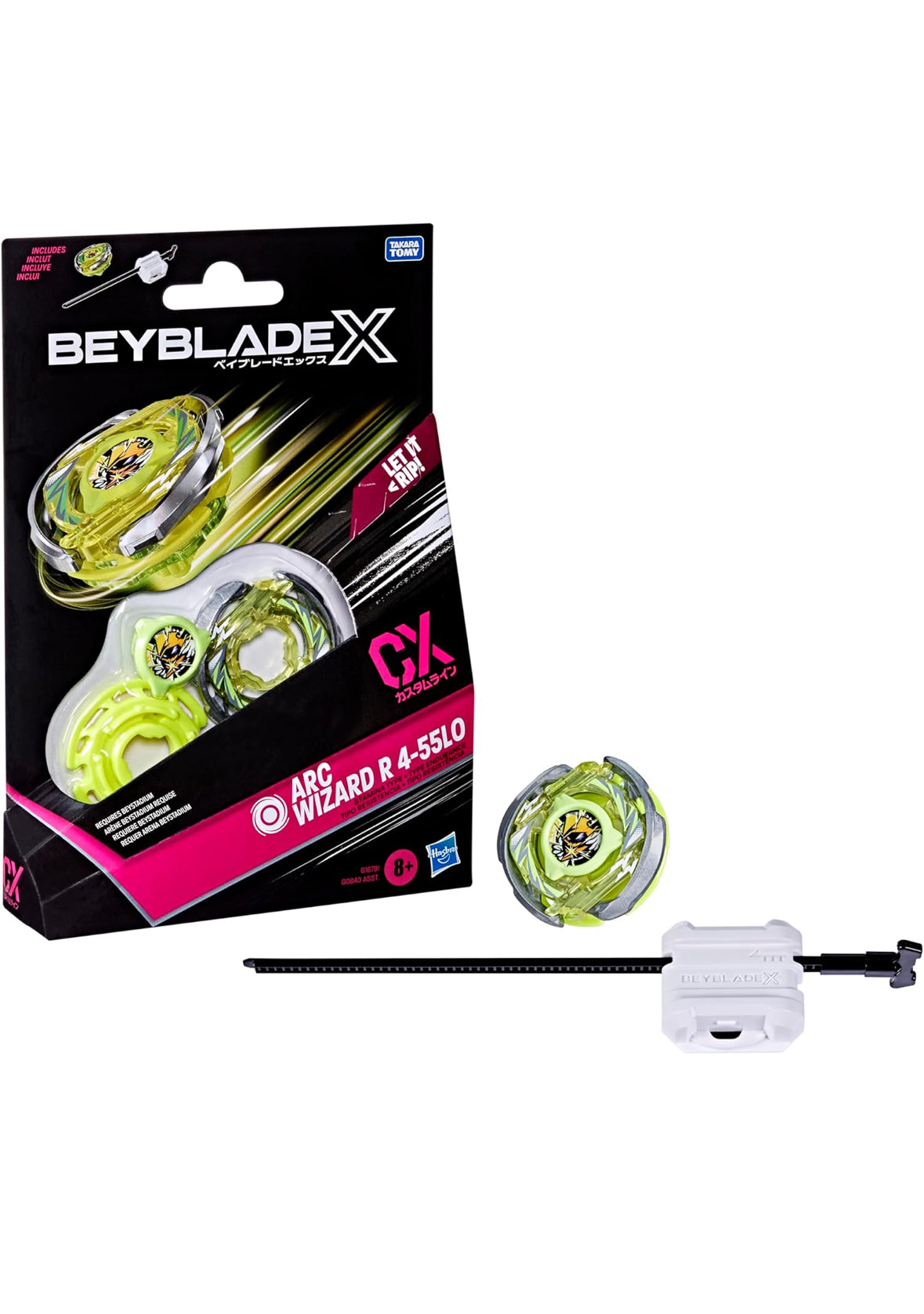 Arc Wizard R 4-55LO Beyblade X Starter Kit