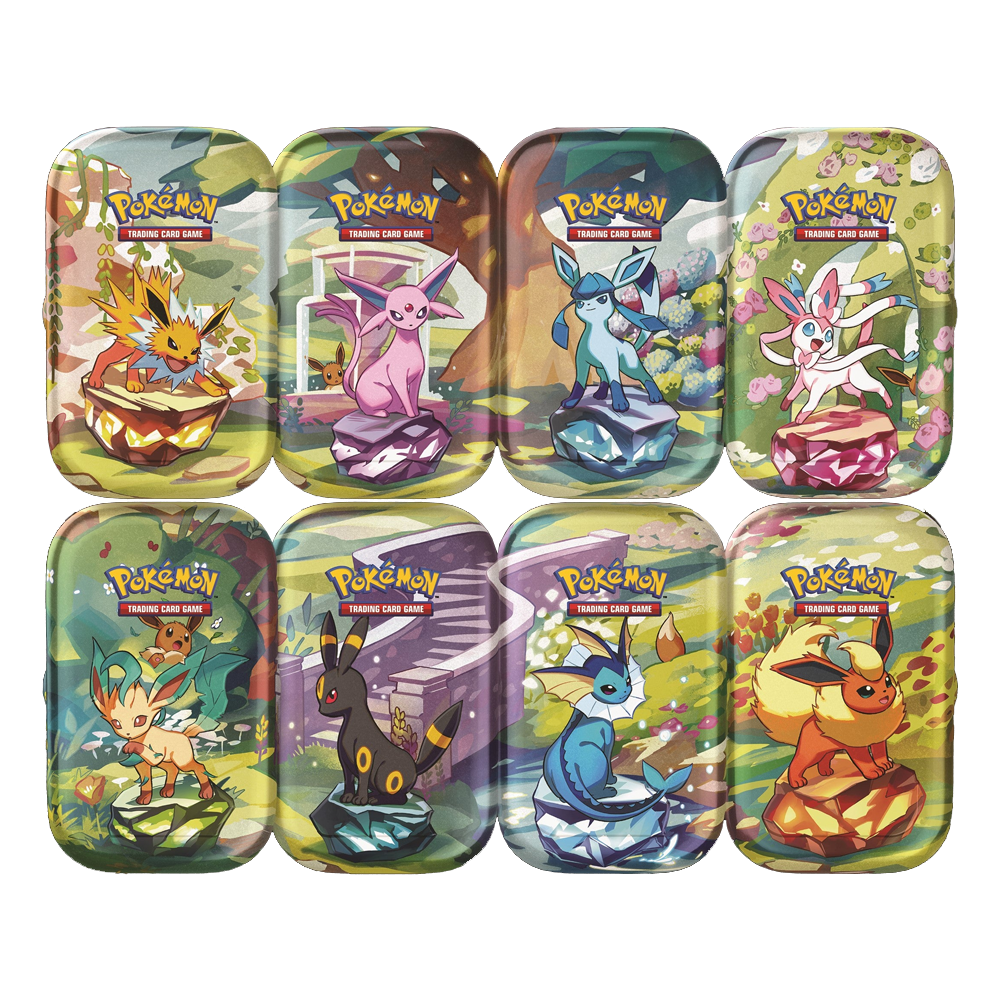 Prismatic Evolutions Mini Tin