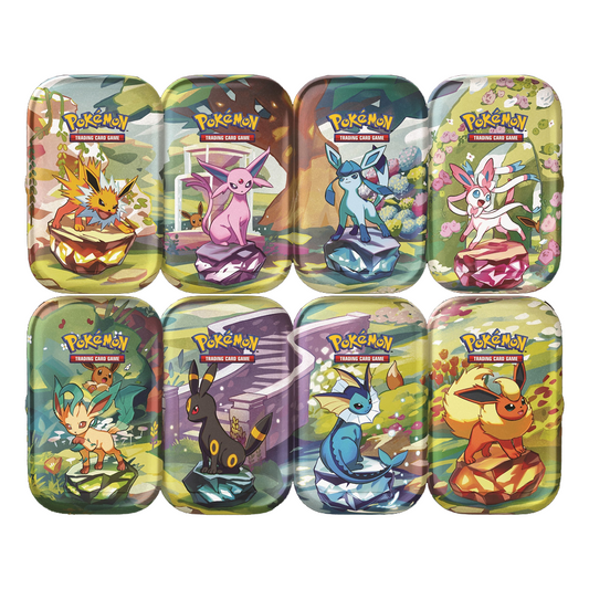 Prismatic Evolutions Mini Tin