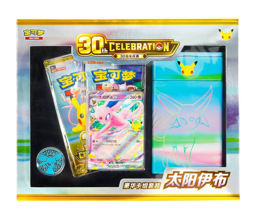 [Pre-Order]  Espeon ex 30th Celebration: Chinese - Deluxe Tin Box