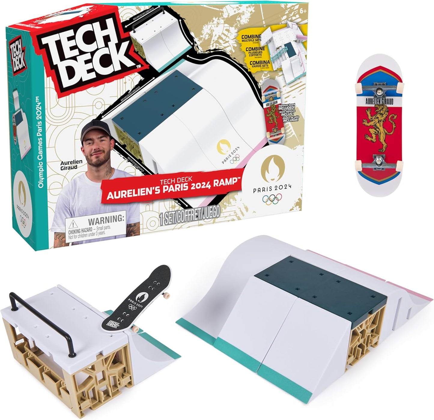 Tech Deck: Sky Brown’s Olympic Games Paris 2024 Ramp, Customisable X-Connect Park Creator Playset